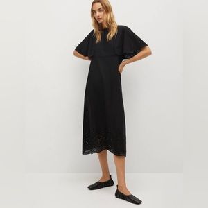 NWT Mango Openwork Cotton Dress